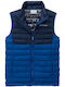Powder Lite Παιδικό Καπιτονέ Μπουφάν Αμάνικο Mountain Blue, Collegiate Navy