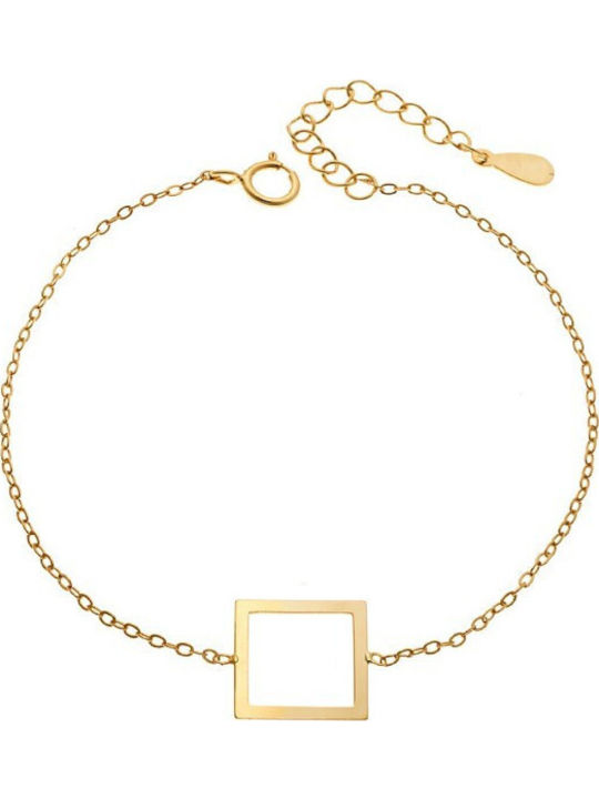 Senza Women's Bracelet made of Silver Gold Plated