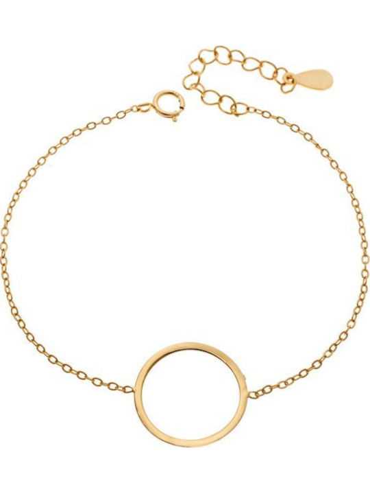 Senza Women's Bracelet made of Silver Gold Plated