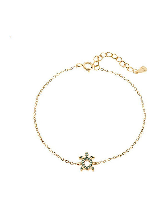 Senza Damen Armband aus Silber Vergoldet