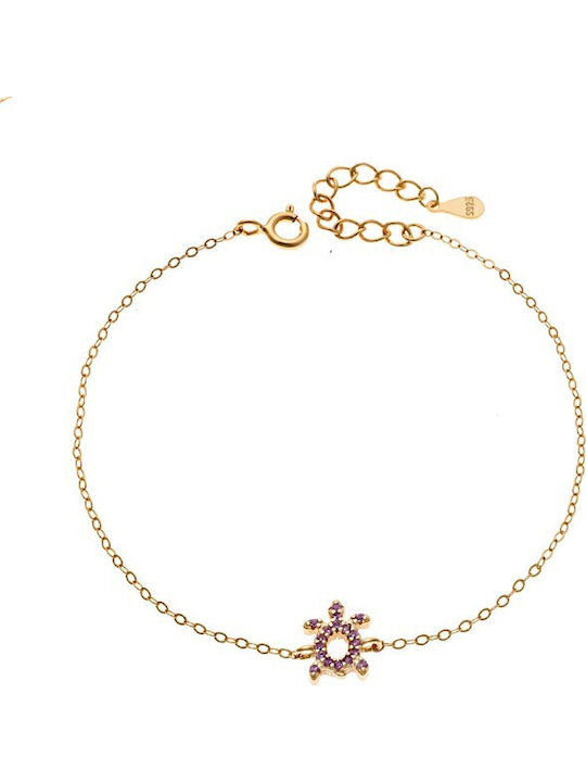 Senza Damen Armband aus Silber Vergoldet