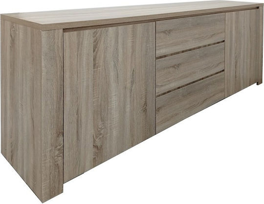 Μπουφές Kalya mit Schubladen Sonoma Shade 220x49x89.5cm