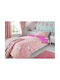 Kids Duvet Single Unicorns Pink 150x230cm