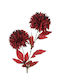 Zweigstelle Chrysantheme Rote Stoffhöhe 80cm