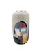Ceramic Vase Large Colors Female Face Φ18x41cm 4/kib