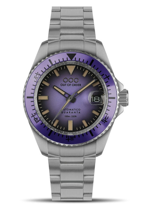 Out Of Order Women's Watch Automatic with Silver Metal Bracelet
