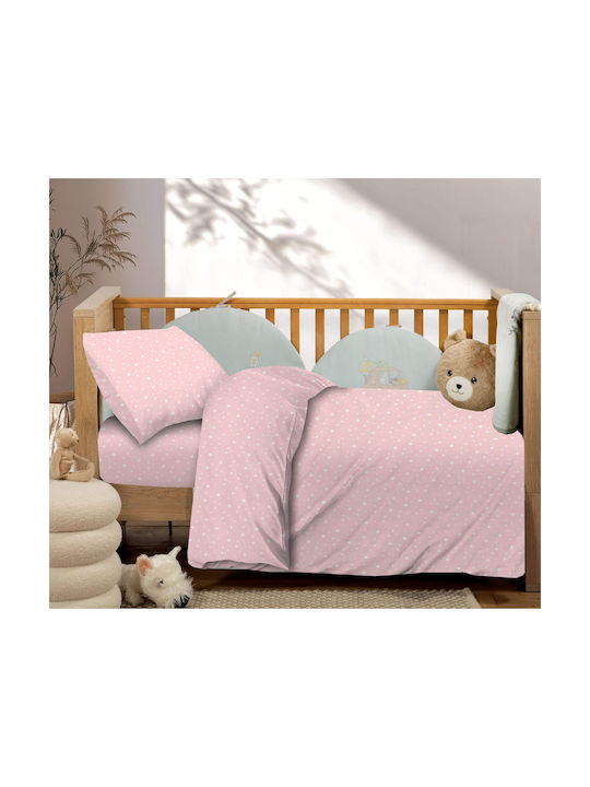 Astron Italy Σετ με Λάστιχο Paradise Pink Ροζ 170x130εκ.