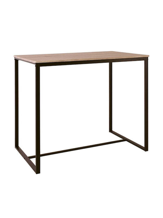 Henry Henry Wooden Bar Table with Dark Brown Metal Frame Sonoma 100x60x86cm EM9795