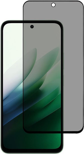 0.2мм Поверителност Закалено стъкло за цялото лице Черен (Redmi 15)