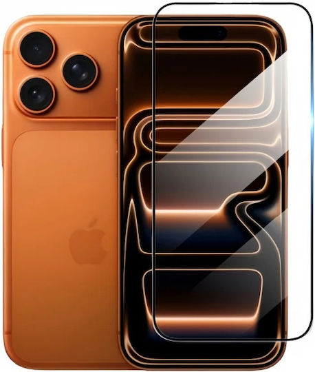 Orso 5D Full Glue Full Face Tempered Glass (iPhone 17 Pro Max / iPhone 16 Pro Max)