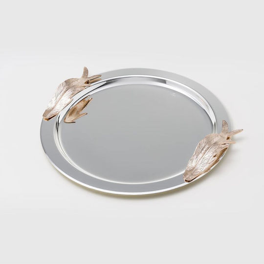 Pantazelos Creations Wedding Tray Inox Silver 1pcs