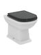 Ideal Standard Stehende Toilette mit Deckel Sanftes Schließen Weiße