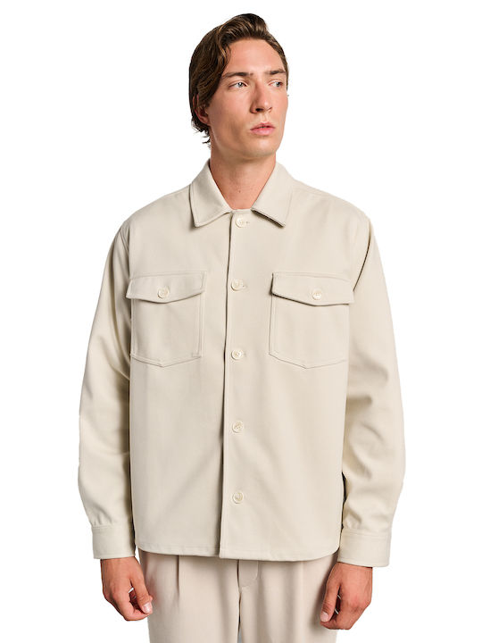 Staff Μακρυμάνικo Overshirt σε Κανονική Γραμμή ...