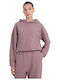 Women's Sweatshirt Hooded Pink
