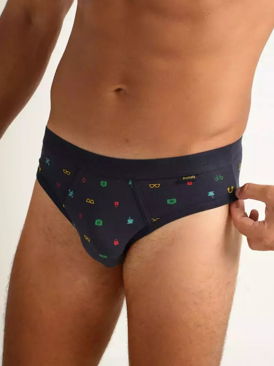Bonatti Adamo Men's Slip Blue with Patterns