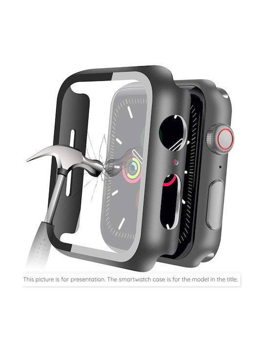 Techsuit Defense360 Pro Πλαστική Θήκη με Τζαμάκι σε Μαύρο χρώμα για Huawei Watch Fit 4 Techsuit Defense360 Pro Πλαστική Θήκη με Τζαμάκι σε Μαύρο χρώμα για Huawei Watch Fit 4