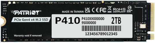 Patriot Viper P410 SSD 2TB M.2 Type with PCI Express 4.0 Connection P410P2TBM28H