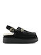 Bounce Strap Closed Women's Slippers Black