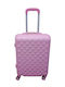 Kids Cabin Hard Pink Suitcase With 4 Wheels Height 55cm