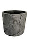 Marhome Ghiveci din Beton Argintiu 19x19x17εκ.