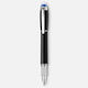 MontBlanc Starwalker Πένα Γραφής Μαύρη με Μαύρο Μελάνι