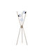 Opviq Floor Lamp H155xW50cm. with Socket for Bulb E27 Yellow