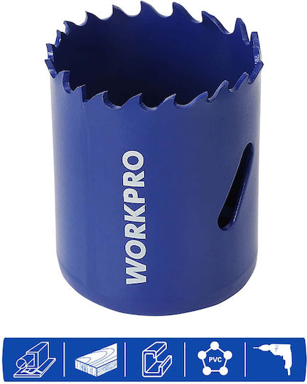 WorkPro Ποτηροτρύπανo Ξηρής Κοπής με Διάμετρο 120mm