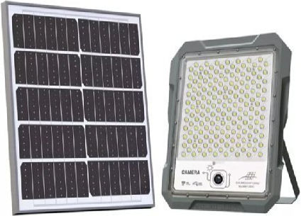 Εξωτερικού Χώρου Ηλιακός Προβολέας LED 1200W Ψυχρό Λευκό 6500K WiFi με Αισθητήρα Κίνησης, Φωτοκύτταρο και Τηλεχειριστήριο
