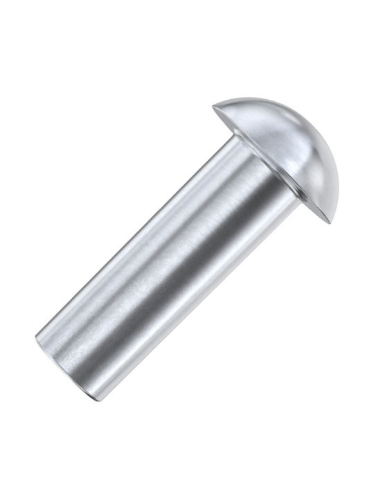 Round Head Rivets A2 Inox Din660 6mm x 4 Pieces