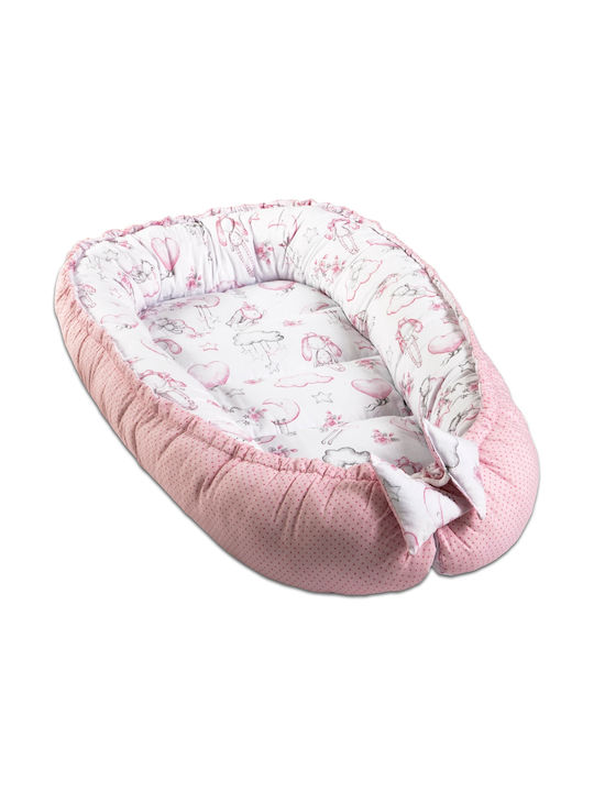 Kidizi Pernă pentru bebeluși în formă de cuib Fairy Clouds 50x90buc