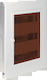 Metallic Walled Shallow Fuse Box 3 Rows X 14 Po...