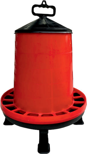 Plastic Feeder for Chickens and Poultry with Capacity 12kg 40x40cm.