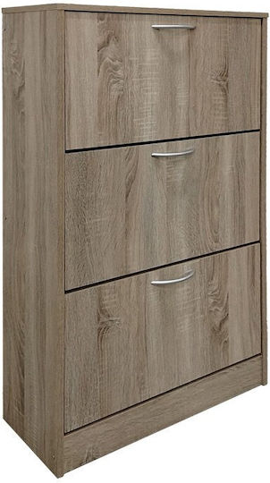 Savaz Wooden Shoe Organizer Beige 60x24x114cm