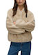Women's Short Fur Beige
