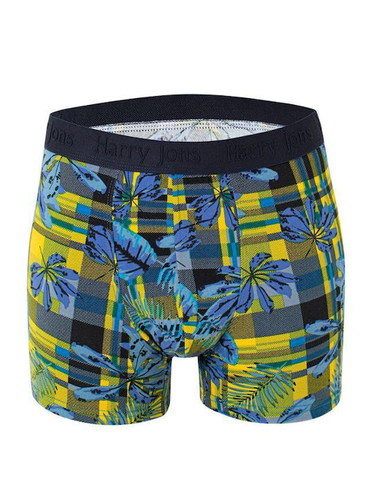 Slipuri pentru bărbați Dark Blue, Yellow 1Pachet