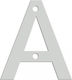 Γράμμα Κατοικιών 9cm Ανοξείδωτο Α Metalor 123a-sa
