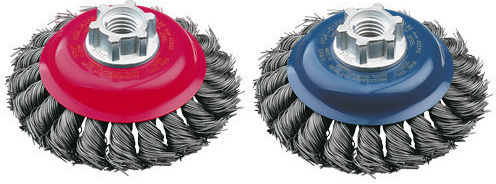 Jaz Open Bell Wire Brush Wheel Braided Hsk0120km14 120mm