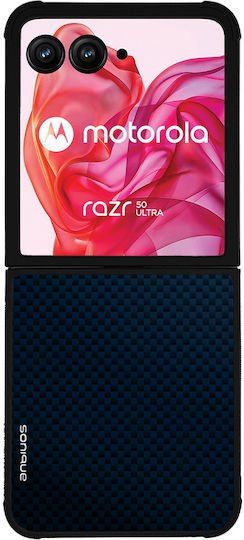 Калъф Sonique Carbon Series Motorla Motorola Razr 50 Ultra Син