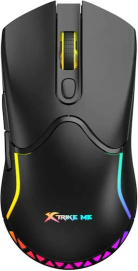 Xtrike Me GW-610 Безжична RGB Геймърска Мишка 8000 DPI Черен