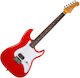 Jet Guitars Electric Guitar Stratocaster Red wi...