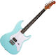 Jet Guitars Electric Guitar Stratocaster Blue w...