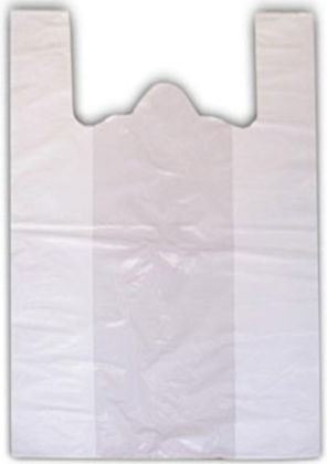 Plastic Packaging Bags Tank Top Type White 1kg
