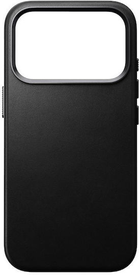 Nomad Back Cover Piele Negru (iPhone 17 Pro)