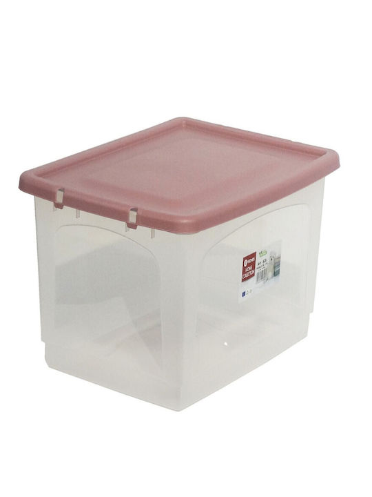 Viomes Plastic Storage Box with Wheels and Lid ...