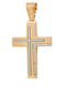 Psomas Damen Weißgold Kreuz 14K
