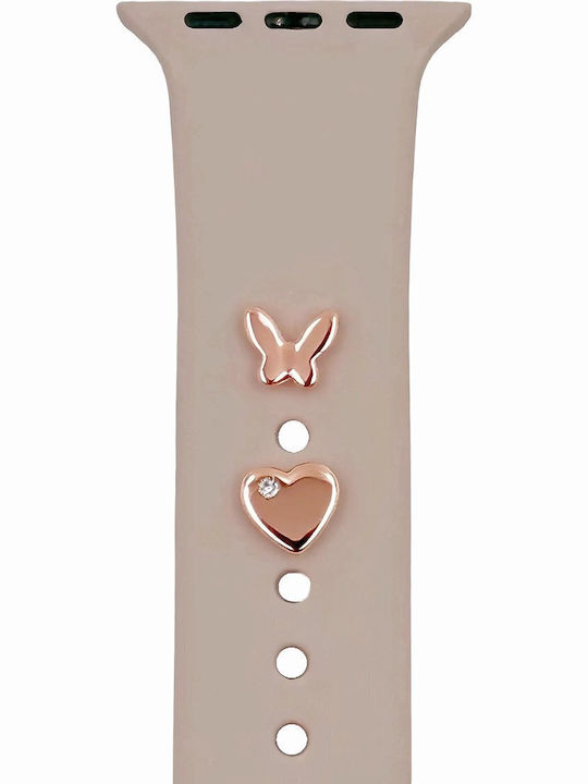 Tfo Pin Charms Set Watch Straps Butterfly Rose Gold
