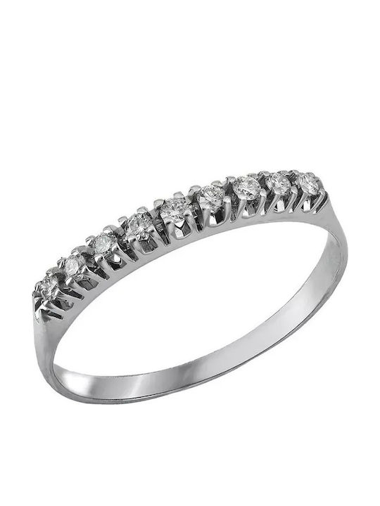 Damentringe Ewigkeitsring Weißgold 18K