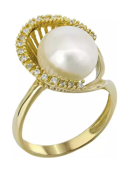 Damentagerring Gold 14K