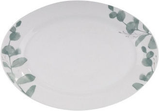 Max Home Serving Platter Oval Green 30x22cm Max Home Serving Platter Oval Green 30x22cm