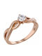 Einzelstein aus Gold 14K